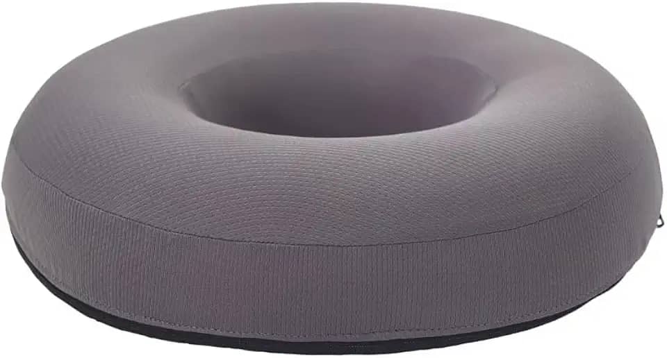 Almofada Redonda com Orifício Alívio de Pressão Coccix Hemorróidas, Longevitech