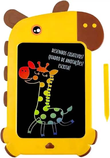 Brinquedo Lousa Magica De Girafa Com Tela Colorida Educativa
