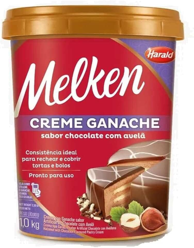 Creme Ganache avelã Melken Harald 1Kg