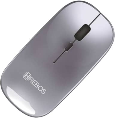 Mouse Sem Fio Recarregável Bluetooth USB para Notebook Computador Tablet Celular TV Mac Windows iOS Android Hrebos HS-526