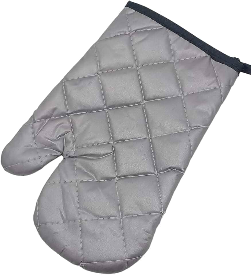 Luva Térmica para Cozinha, Metalizada, Resistente ao Calor, Proteção para Forno, Fogão e Churrasqueira