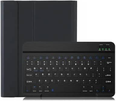 Teclado E Capa Para iPad 5ª/6ª Geração,ipad air1/air2,ipad pro 9.7polegadas Com Bandeja Para Canetas