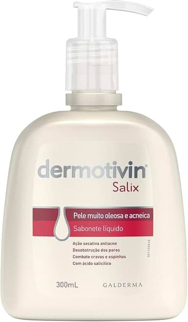 Dermotivin Sabonete Líquido Facial Para Acne Salix 300ml