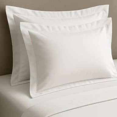 Capa de Travesseiro Fronha Com Abas 100% Poliester Percal Matelassê 200 Fios Microfibra 50x70cm Hipoalergênico (Branco) Toque Macio Conforto Absoluto