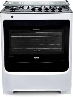 Fogão de Piso Consul 5 Bocas Branco com Acendimento Automático e Botões Removíveis - CFS5NAB BIVOLT