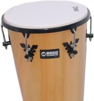 Timba Music Phx 50 Cm X 11 Pol Madeira Pele Dupla Napa Nylon