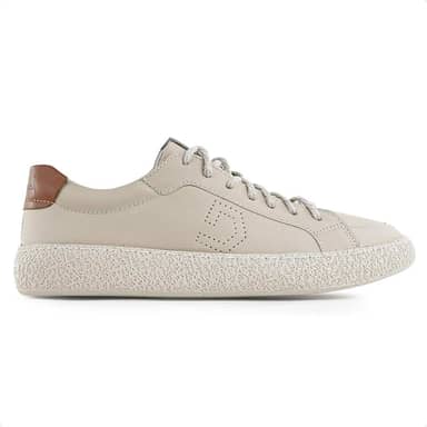 Sapatênis Democrata Denim Bora masculino Creme