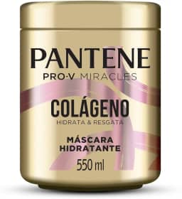 Pantene Máscara de Nutrição e Hidratação para Cabelo - Hidrata e Resgata com Colágeno, Pró-Vitamina B5 e Biotina, Livre de Óleo Mineral e Parabenos, 550ml