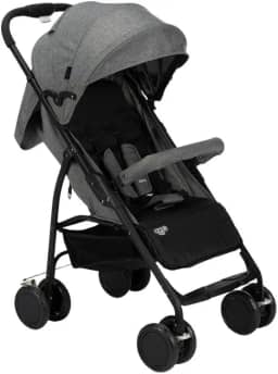 Carrinho de Bebê Cosco Kids, Bross, Cinza Mescla