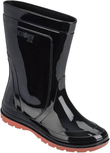 Bota Galocha Infantil Impermeável Grendene Kids JetSky (35/36, Preto)