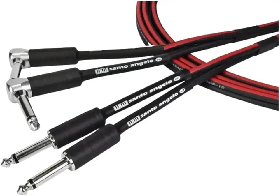 Cabo Santo Angelo 2 P10 90 °+2 P10 Preto 0,20mm TK 20FT