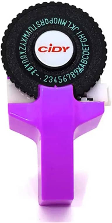 Marcador de Etiquetas Manual Portátil DIY Gravador 3D com Fitas Plástico PVC Máquina Escrita