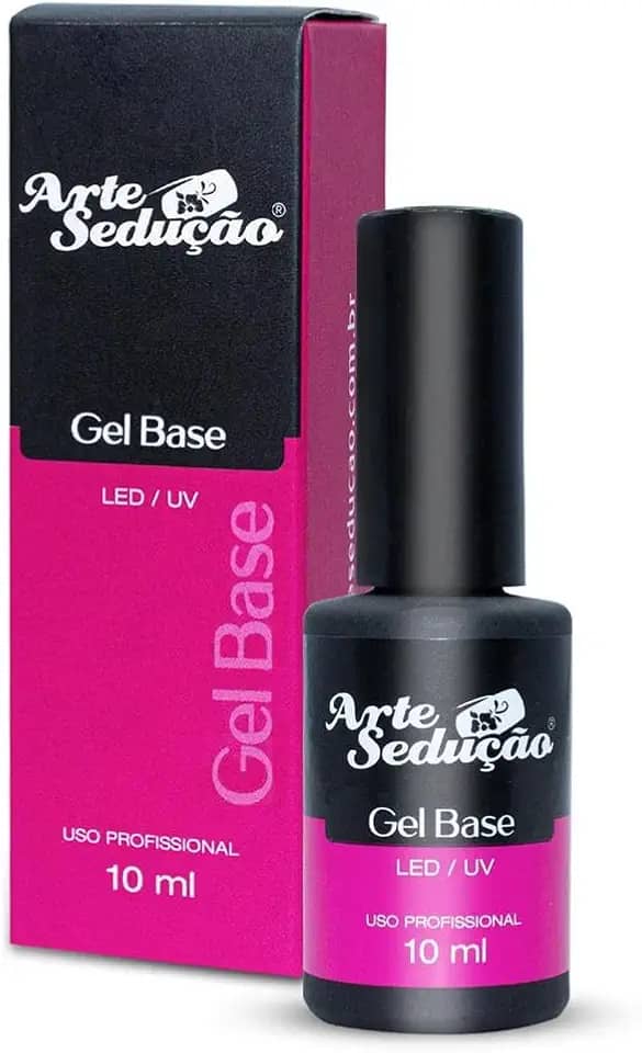 Gel Base Transparente para Unhas de Gel 10ml, Arte Sedução