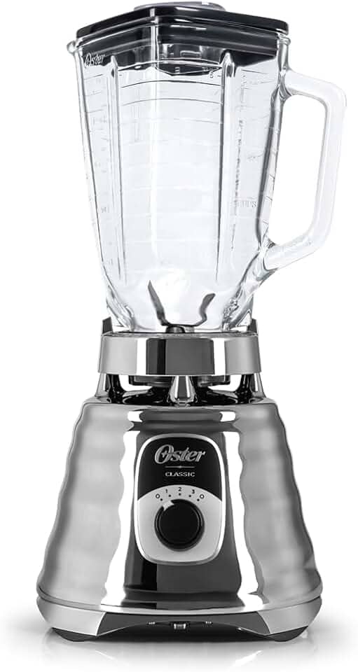 Liquidificador Oster New Osterizer Clássico, 1,25L, 220V, Chrome, 1000W, BLST4655