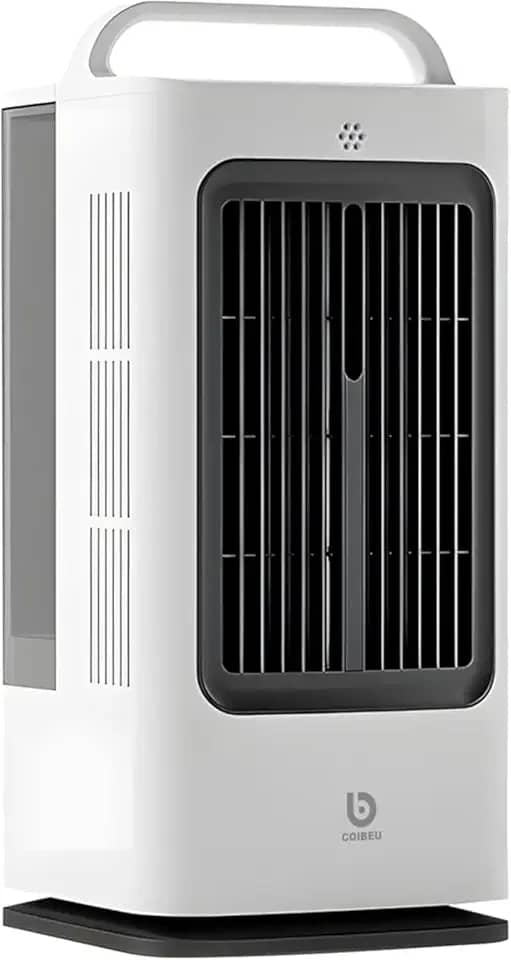 Climatizador Portátil Branco 110V – Com Controle Remoto, Refrigeração Rápida, Silencioso e Econômico para Casa ou Escritório