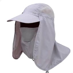 Chapéu Boné Pesca Caça Caminhada Camping Trilha Proteção Solar Pescoço Nuca Rosto Mosquiteiro