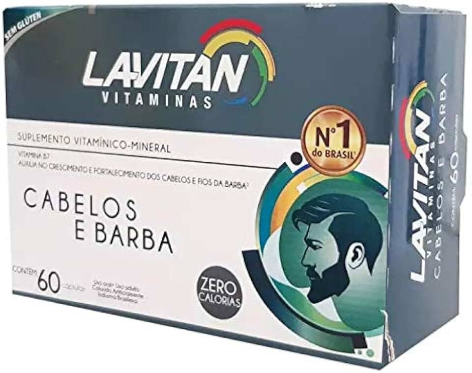 LAVITAN MEN CABELOS E BARBA - 60 COMPRIMIDOS