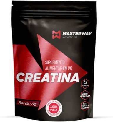 Masterway Suplementos - Creatina 100% Pura Pote 1kg