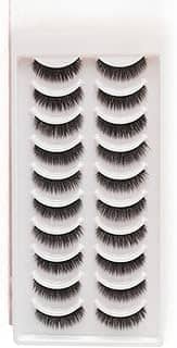 Cartela Com 10 Pares De CíLios PostiçOs - Curvados E Volumosos, Efeito Doll Eye(3D 49)