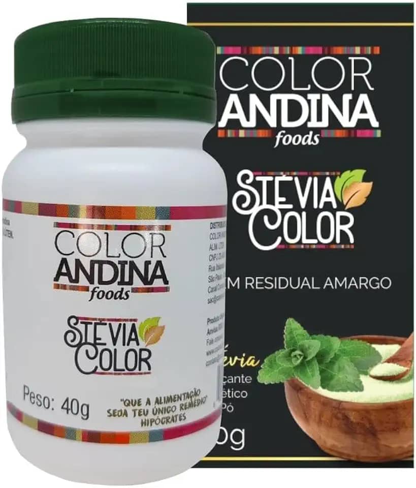 Adoçante Stévia Color Andina 40g