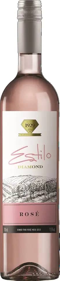 Estilo Diamond Vinho Fino Rosé Meio Seco 750ml