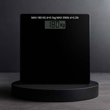 Top Balança Digital Corporal Premium Vidro Temperado Premium Preta 180kg Fitness Casa Banheiro Academia Precisa Display Automático Leve Saúde Peso Inteligente Prática Moderna Pilha AAA Antiderrapante