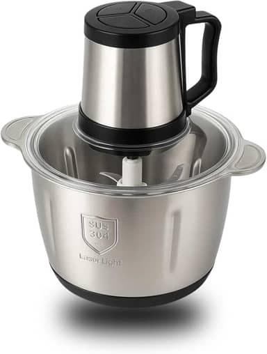 Multiprocessador 2000W Processador De Alimentos Triturador Liquidificador Moedor Inox Eletrico 110v Turbo 5 Litros All in One Com 3 Velocidades