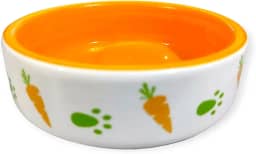 Comedouro Bebedouro Porcelana para Coelhos e Roedores - 80ML