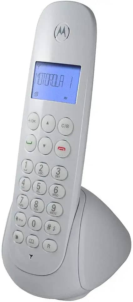 Telefone sem Fio Moto700W Dect 6. 0 Digital com Identificador de Chamadas, Motorola, 3302451, Branco