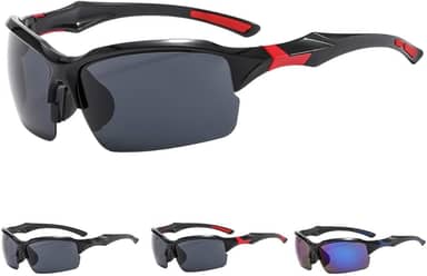 Óculos Esportivo para Ciclismo Corrida Pesca MTB – Lente Espelhada com Proteção UV400 e Armação Leve Antiderrapante