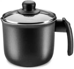 MTA - Fervedor Antiaderente com Tampa, n°14 de 1,7 Litros, Cor Grafite, Linha Cristal.