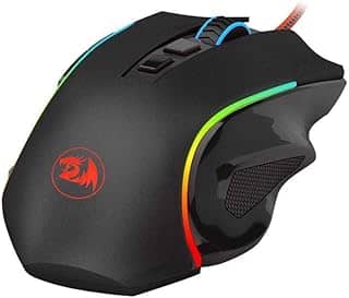 Redragon MOUSE GAMER GRIFFIN PRETO COM LED RGB - M607, UNICO