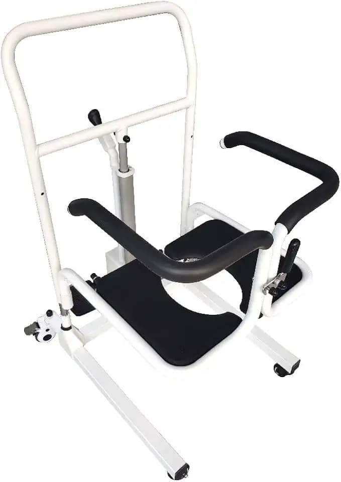 Cadeira de Transferência Multiuso com Elevação Eletrônica até 135 Kg D80 Dellamed