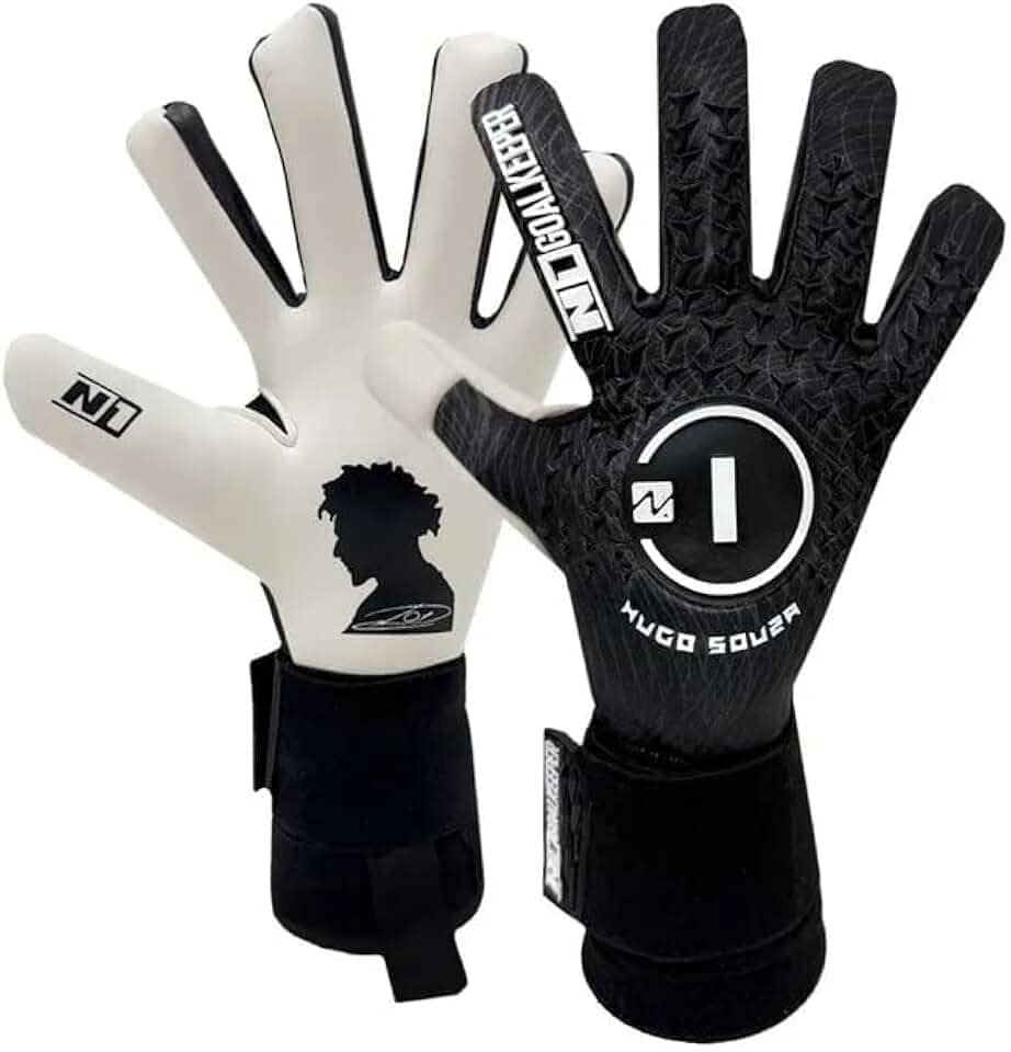 Luva Goleiro Profissional N1 Scorpius 2.0 Cor:Hugo, Tamanho:9