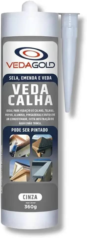 PU 40 VEDA CALHA E RUFOS - CINZA