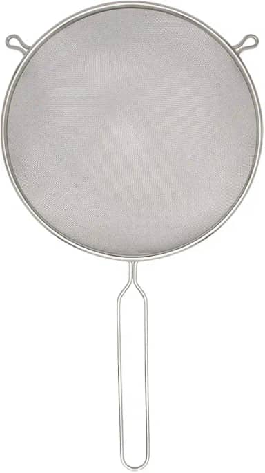 Mimo Style, Peneira Coador Redondo Multiuso para Cozinha, Inox, 44cm - Prata