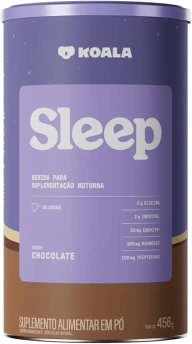 Koala Chocolate - Economic Size (456g) - Caffeine Army – Suplemento em Pó Noturno com Magnésio, Inositol, Triptofano, Zinco e Vitaminas | Conforto Noturno, Equilíbrio, Suporte Muscular e ao Metabolismo Energético