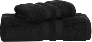 Jogo de Toalhas Buddemeyer Algodão Egípcio Banho Preto 2 peças