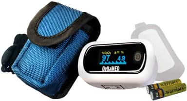 Oxímetro com Alarme de Emergência OLED de Alta Precisão Dellamed