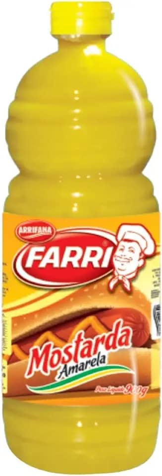 Arrifana Molho De Mostarda Amarela 900 G