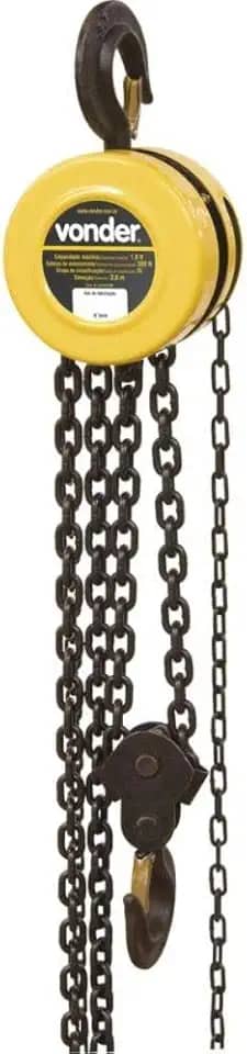 Vonder, Talha Manual, 1,0 Tonelada (1,0 Tf), Elevação 3,0 M.