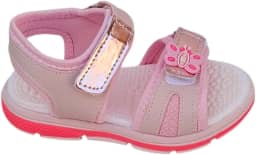 Sandália Papete Infantil Feminina Menina Anatômica Escolar Rosa Tiras Auto Colantes Pink Borboleta Presente Natal Macia Confortável - Linha Premium
