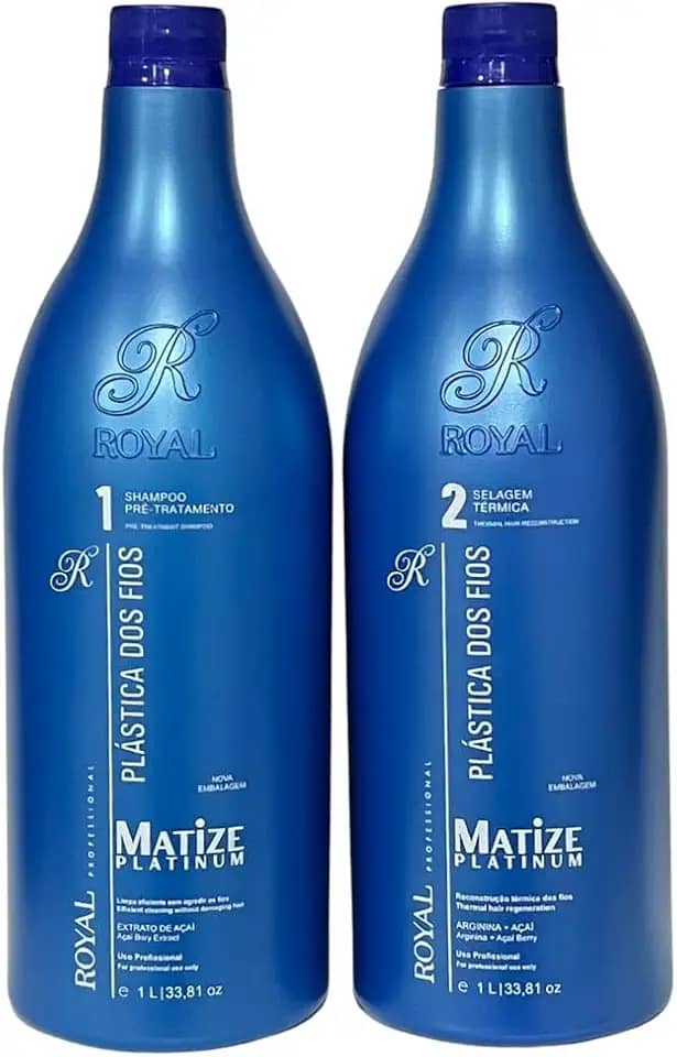 Royal Matize Platinum, Alisamento 100% com efeito Blond, 2x1L
