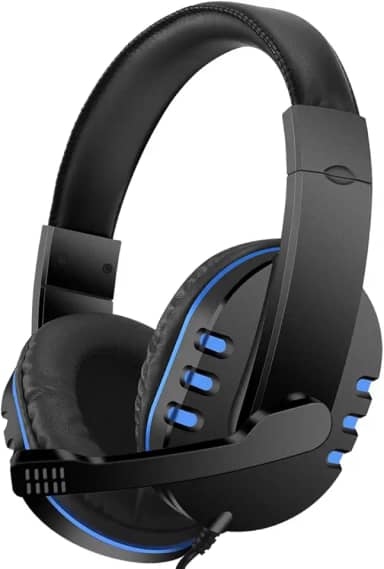 Headset Gamer Com Fio Microfone Fone de Ouvido Anti Ruído Headphone Entrada P3 Compatível com XBOX ONE, PS4, PS5 e PC