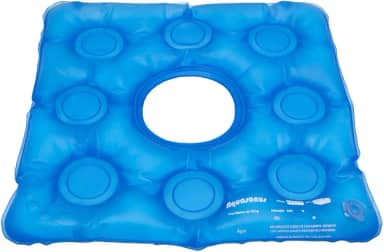 Almofada Gel Quadrada Anti Escaras Hemorroida