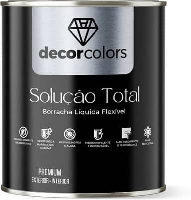 DECOR COLORS Tinta Borracha Líquida Solução Total 4,3kg - Decor Colors (Poseidon)