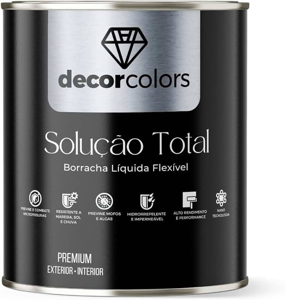 DECOR COLORS Tinta Borracha Líquida Solução Total 4,3kg - Decor Colors (Poseidon)