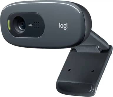 Webcam HD Logitech C270 com Microfone Embutido e 3 MP para Chamadas e Gravações em Vídeo Widescreen