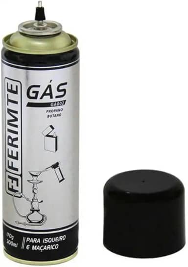 Refil para Maçarico Culinário Recarga Isqueiro Gás Butano-Propano 320ML/170G