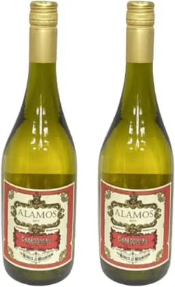Kit c/ 2 Vinho Branco Argentino Alamos Chardonnay 750ml